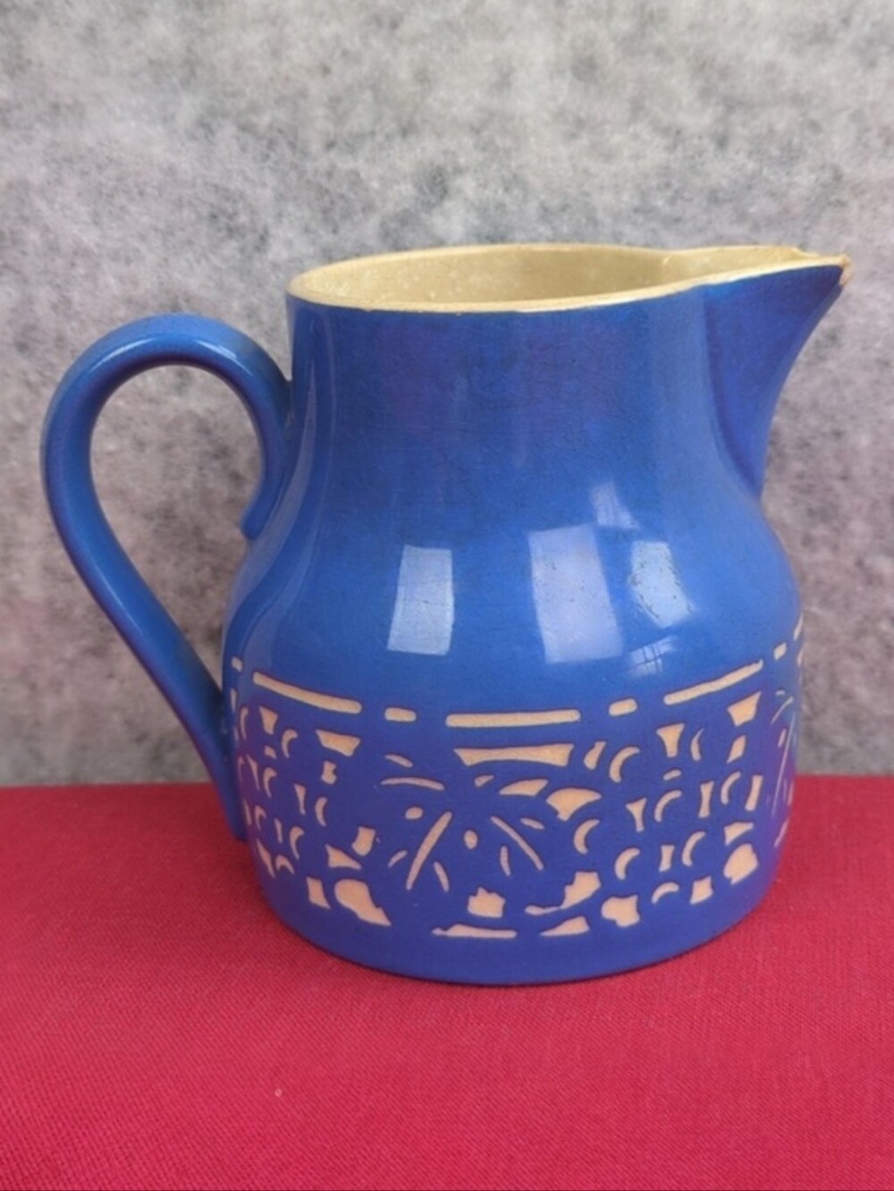 Vintage Villeroy & Boch Dresden Saxony Cream Pitcher Concord Pattern - Picture 2 of 10
